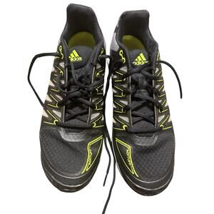 Adidas Size 9 1/2 US Black/Green/Silver Adituff Men’s Sneakers Athletic Shoes